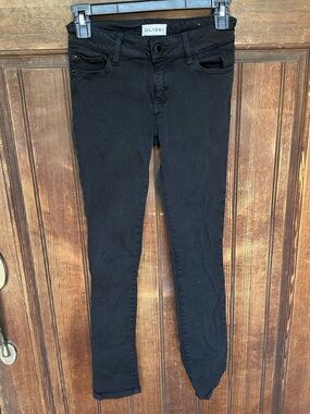 Girls DL1961 Black Denim Skinny Jeans, size 12, VGUC